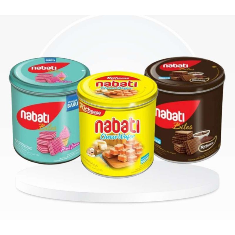 

Richeese Nabati Keju / Chocolate Cream Wafer Kaleng 240gr