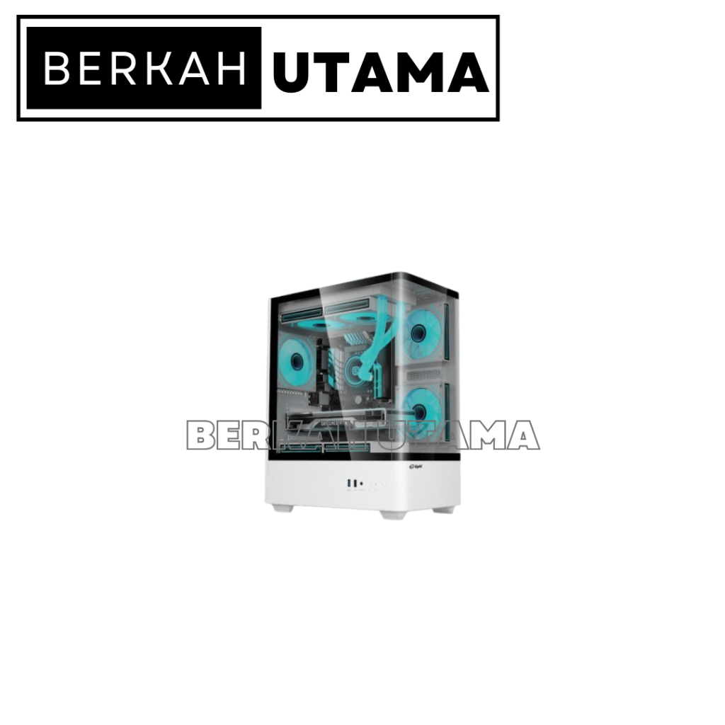 CASING ENLIGHT EN A3 - M-ATX GAMING CASE - WHITE INCLUDED 3 FAN