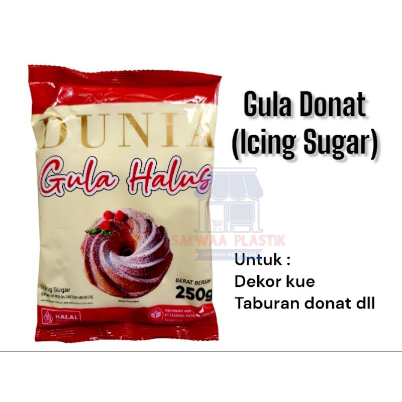 

Gula Halus untuk Donat Putri Salju Icing Sugar Gula Donat