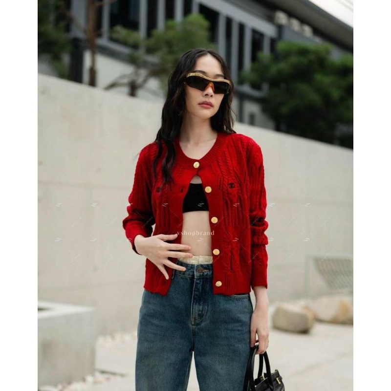 Cardigan knit import