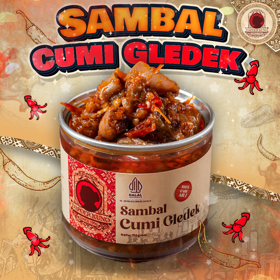 

Dapoer Kuno - Sambal Cumi Gledek 150gr