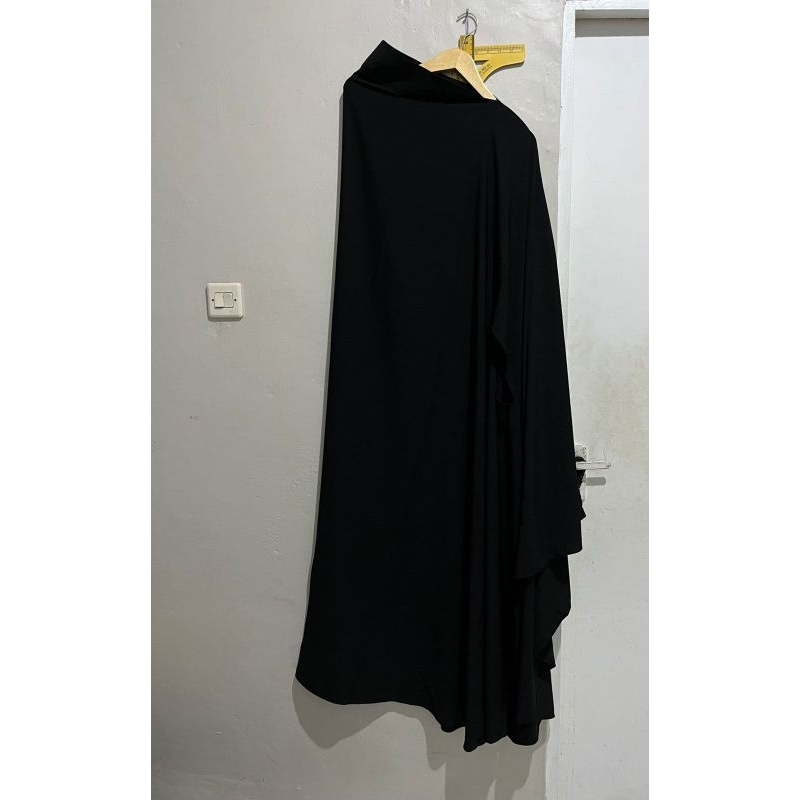 preloved Khimar handsplit jetblack