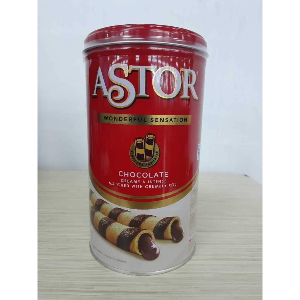 

ASTOR Kaleng Double Coklat Wafer Stick | Kemasan 330 g | Ideal Dinikmati Saat Santai