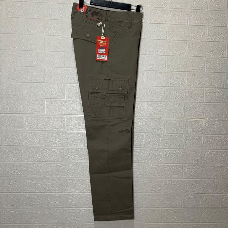 celana cardinal original celana cargo celana pdl celana pria cardinal reguler/standar ukuran 27-44