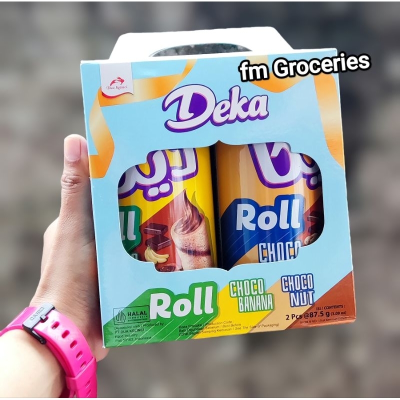 

Deka wafer roll edisi lebaran isi 2 kaleng | Deka Hampers isi 2 kaleng