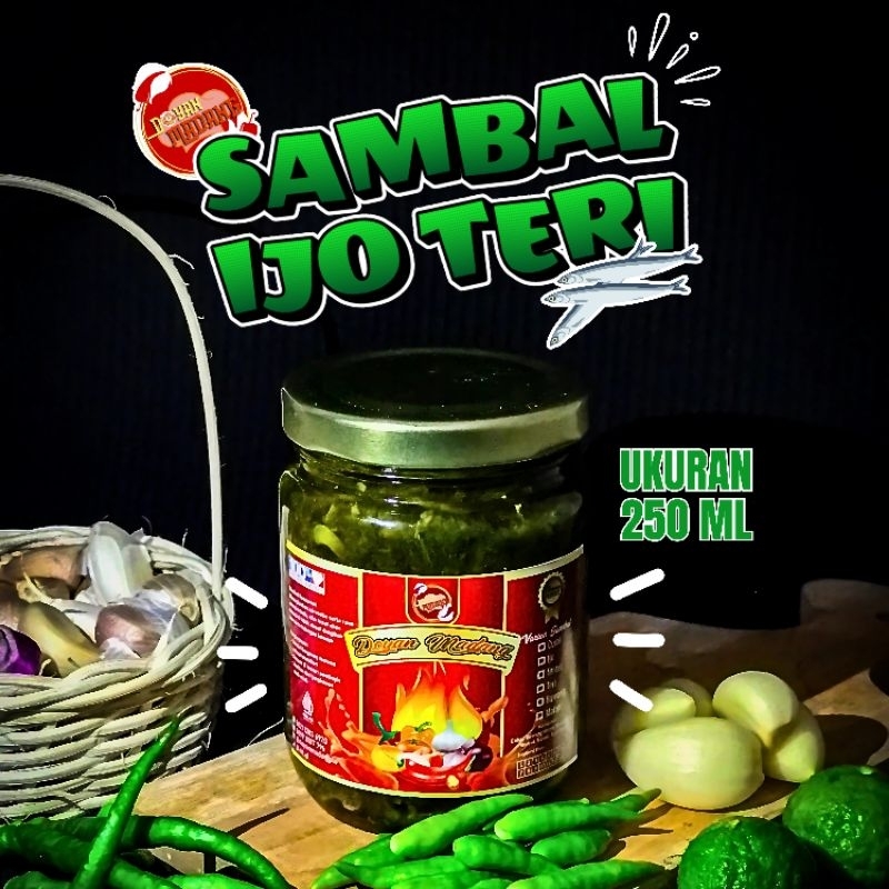 

Sambal Ijo Teri by Doyan Madang - Ukuran 250 ML