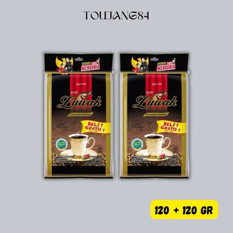 

Luwak Kopi Bubuk Murni PCK @110g