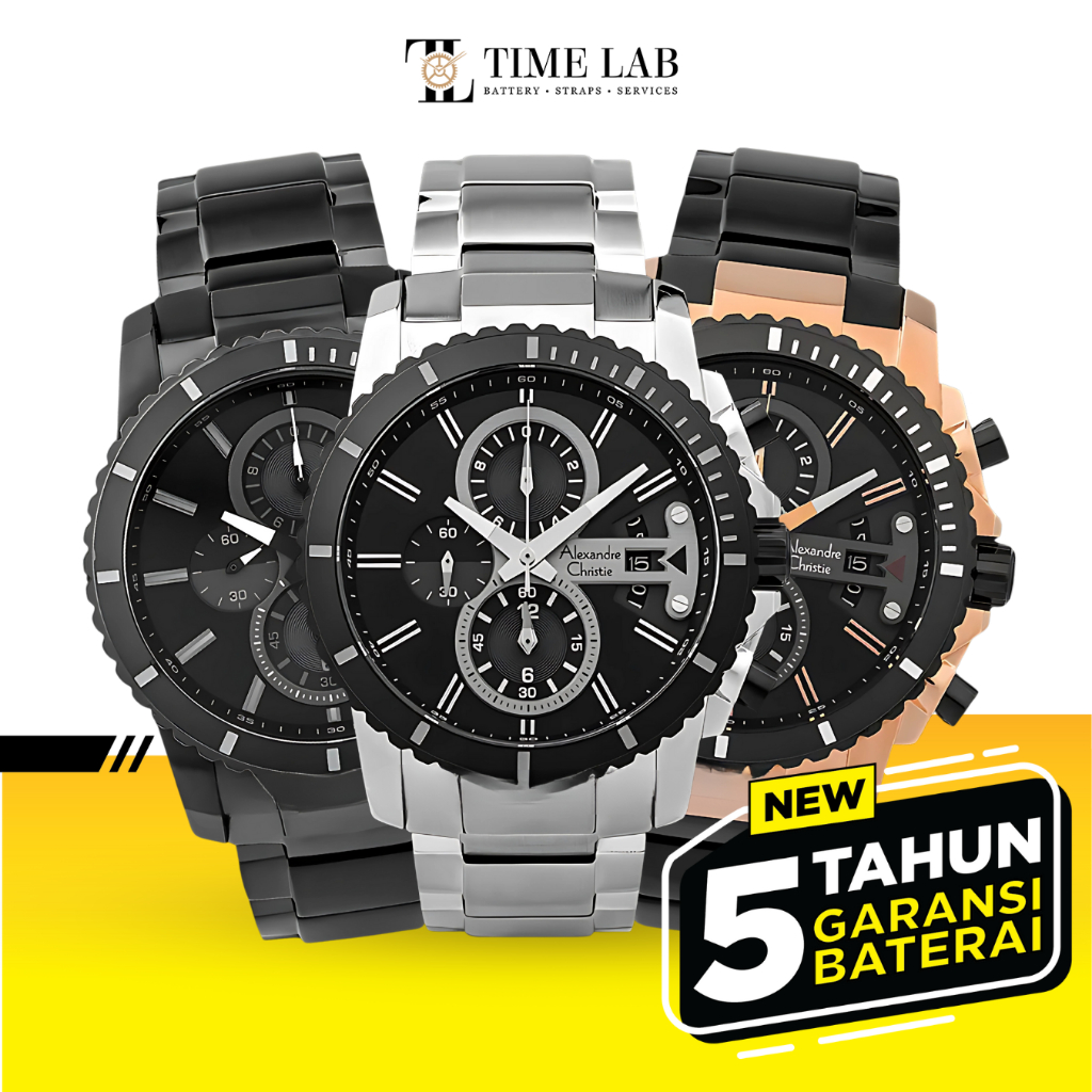 JAM TANGAN ALEXANDRE CHRISTIE AC 6532MC / AC 6532 MC / AC6532 PRIA ORIGINAL