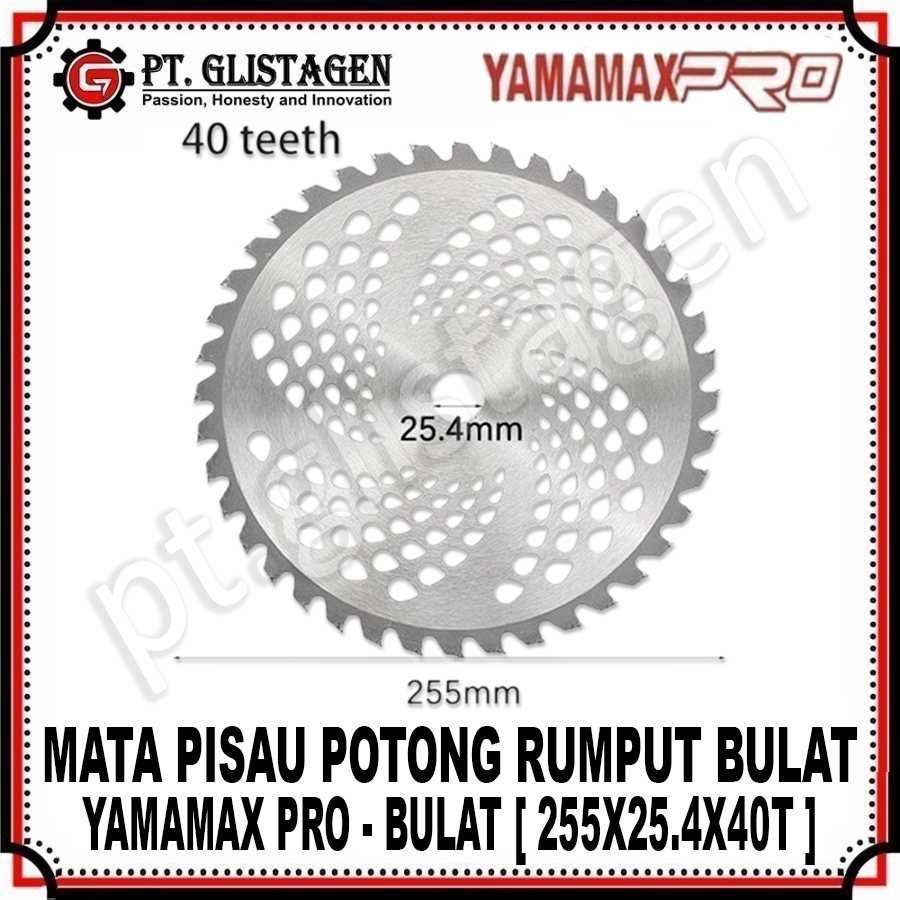 SHVA. YAMAMAX PRO Pisau Potong Rumput Bulat Mata Pisau Mesin Potong Rumput ORIGINAL YAMAMAX PRO