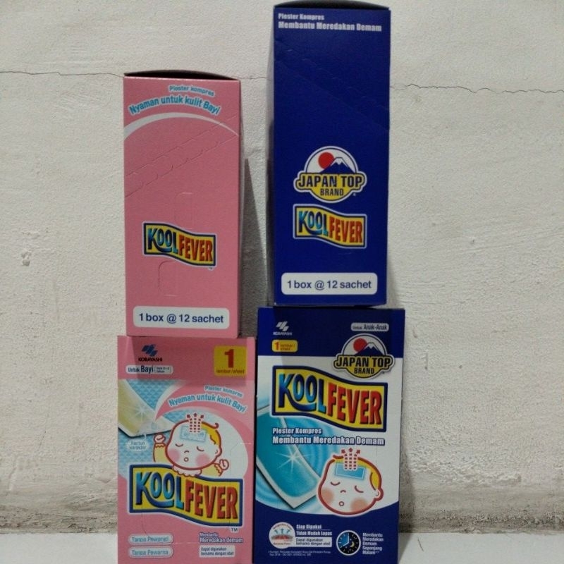 KOOL FEVER BAYI / KOOL FEVER ANAK / KOMPRES BAYI / KOMPRES ANAK / KOMPRES DEWASA / PLESTER KOMPRES D