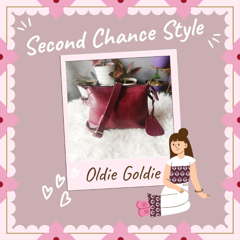 Kenes Leather Tas Kulit Sling Bag Tas Selempang