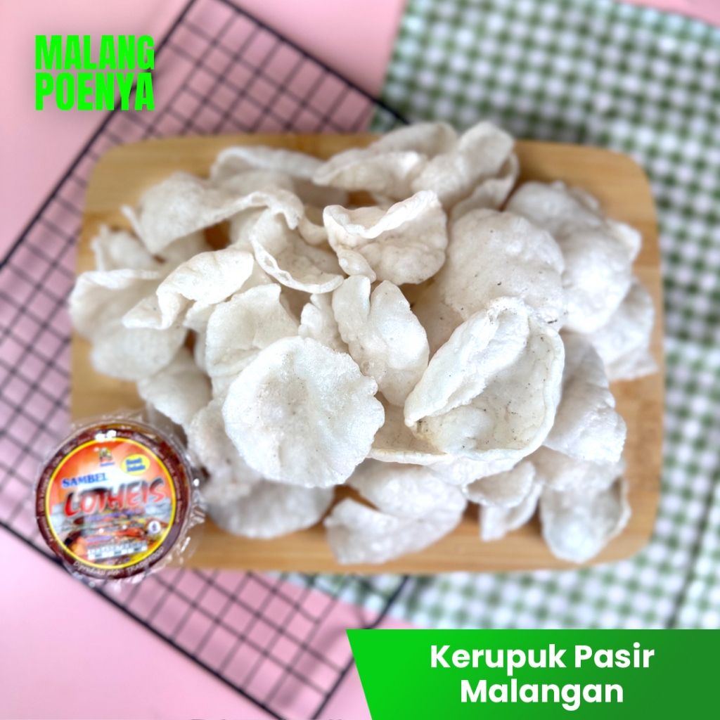 

Kerupuk Pasir Bawang 250gr I Kerupuk Pasir Malangan I Kerupuk Pasir Sehat I Kerupuk Malangan - Oleh Oleh Malang