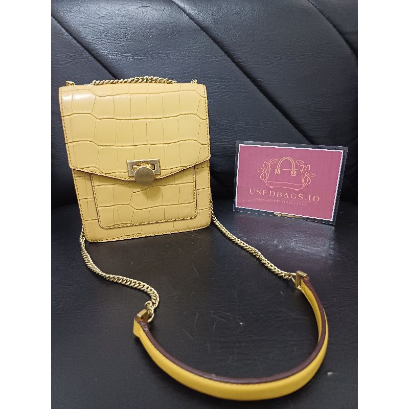 Tas Sling Croco Kuning Pedro
