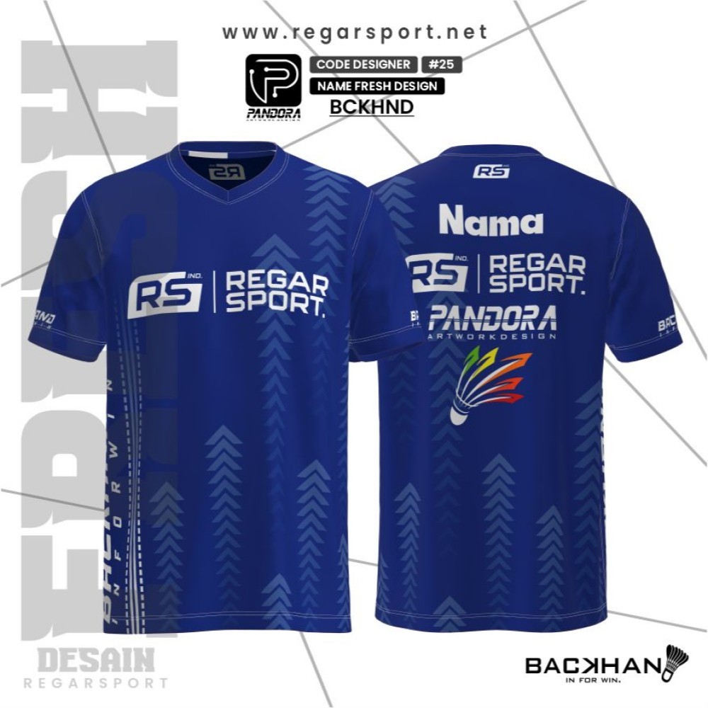 PRASOJO SPORT Jersey Badminton Baju Bulutangkis Kaos Badminton - Bisa Request Desain Dan Nama