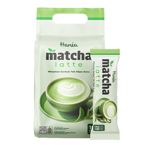 

HANIA MATCHA LATTE - Minuman Serbuk Teh Hijau Susu - HNI HPAI