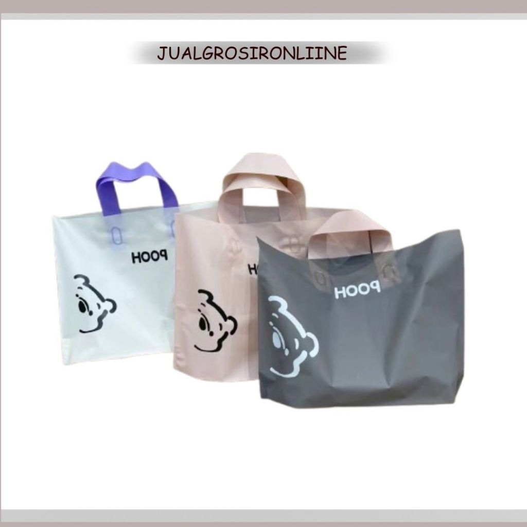 

Paper Bag Plastik Kantong Bear Abu Samping Tas Gft Bag Sovenir Kado