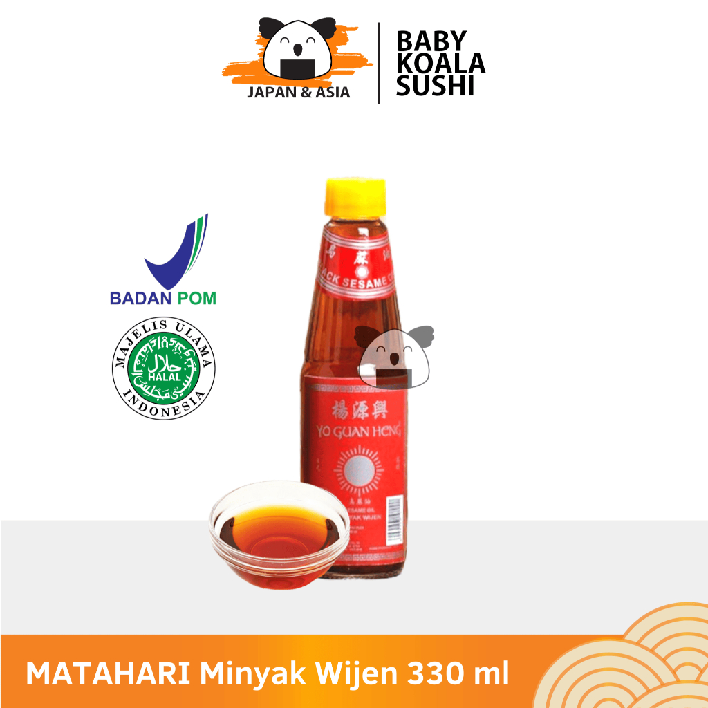 

MATAHARI Minyak Wijen Light Sesame Oil 330 g Halal │ Grade Ringan Yo Guan Heng.