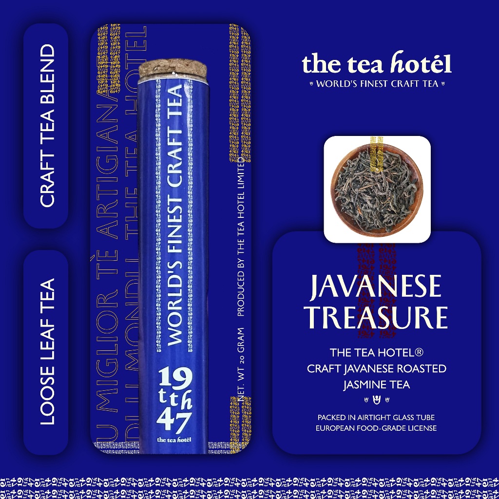 

The Tea Hotel® Javanese Treasure | Craft Roasted Jasmine Tea | Loose Leaf Tea | Craft Tea Blend