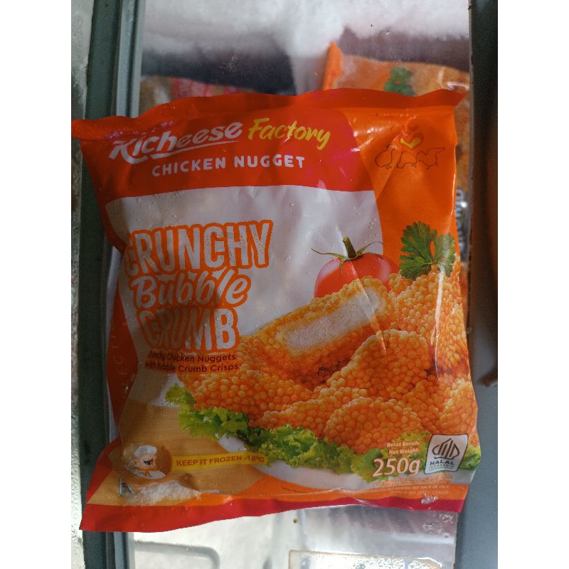 

Richeese chicken nuget 250gr dan 500grm