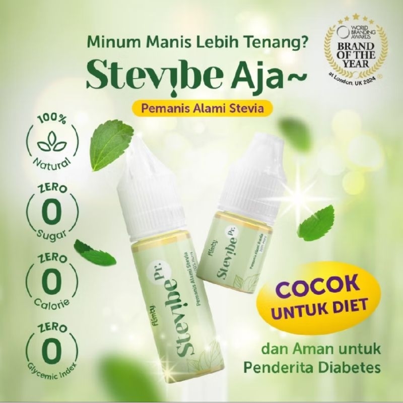

STEVIBE PR. (Pure) PEMANIS ALAMI STEVIA BY FLIMTY