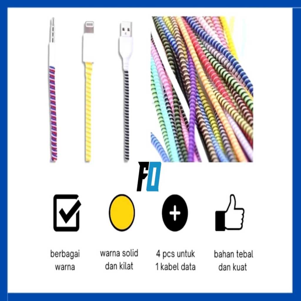(FO)Pelindung Kabel Lilitan /Gulungan Kabel Data