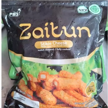 

Zaitun Cheese Stick Nugget 500 gr Frozen Food