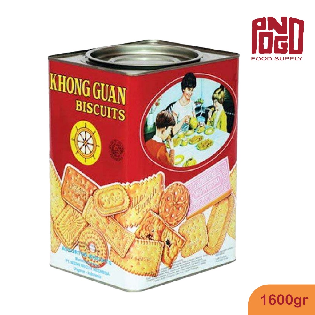 

Khong Guan Biscuit Red 1600gr Wafer Biskuit Lebaran