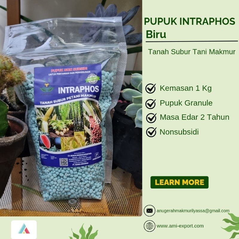 Pupuk NPK Intraphos | Pupuk Bunga Pupuk Tanaman Hias Pupuk Pembuahan| Pupuk Cabai| Pupuk NPK 16| Pup