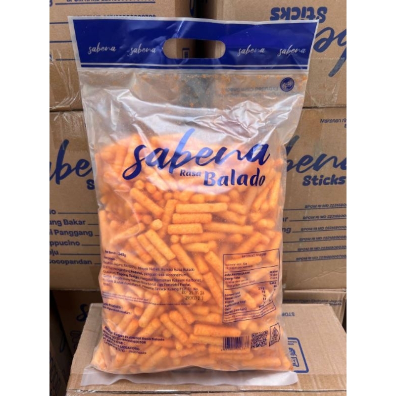 

Sabena Stik 360 Gram Keju/Sapi panggang /Balado/ pandan/ jagung bakar / capucino