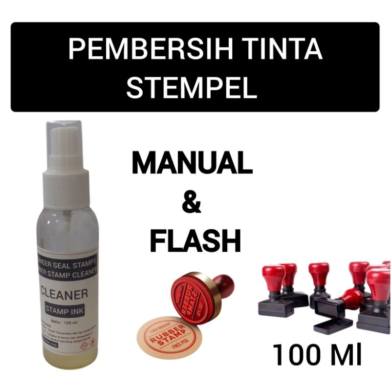 

CLEANER pembersih karet stempel laser /runaflex/ flash stempel 100 ml