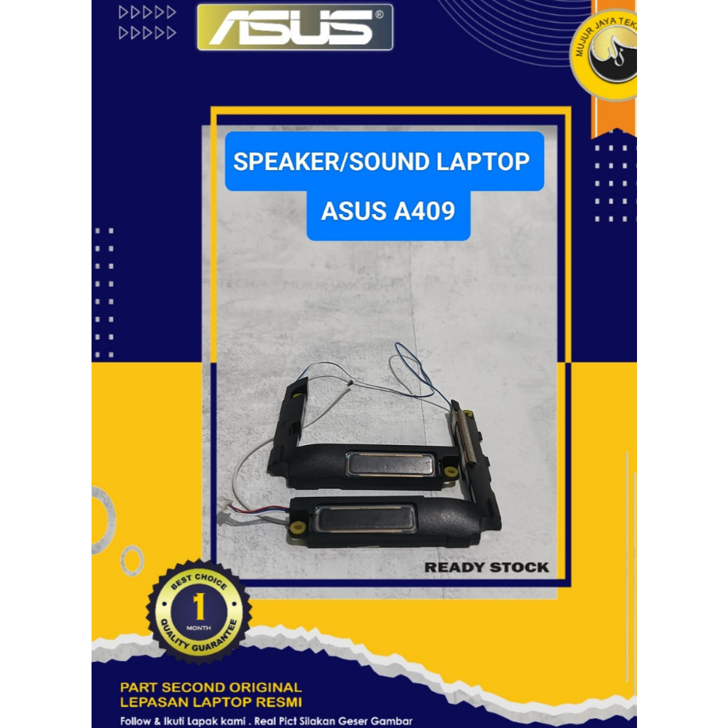 SPEAKER SOUND LAPTOP ASUS A409 A409UA A409UF X409 M409D M409 BUILT IN SECOND ORIGINAL