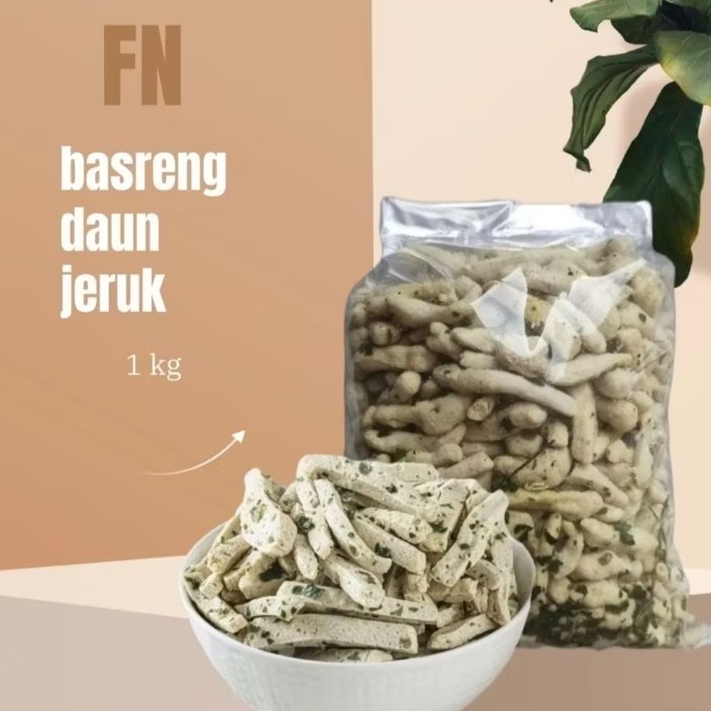 

Snack Cemilan Viral original basreng goreng basreng daun jeruk netto 1kg