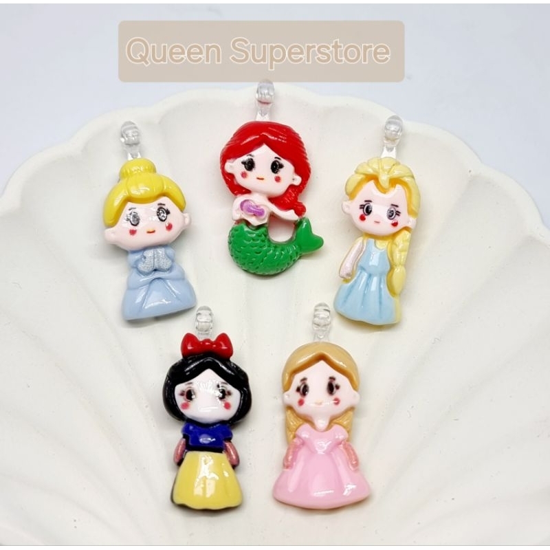 Resin clay manik Charm karakter Princess Disney DV