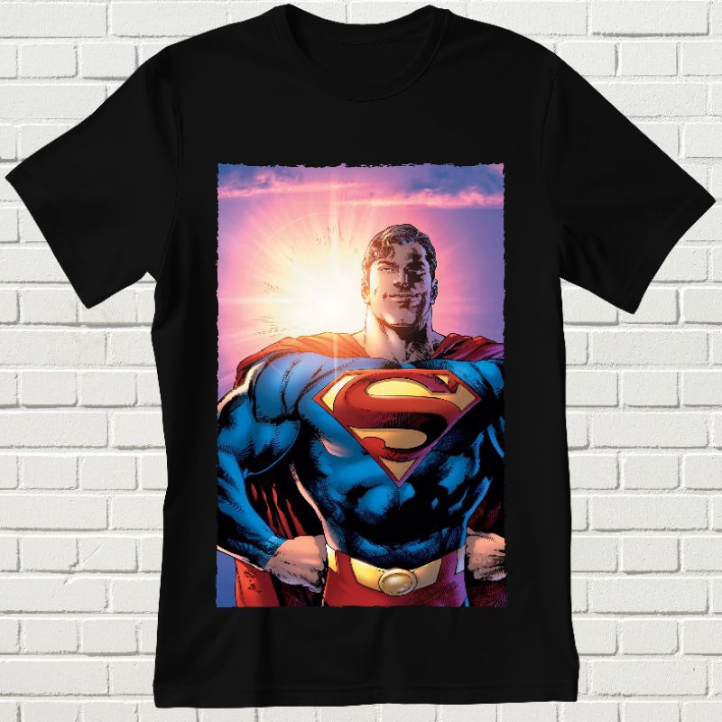 Kaos Superman - Baju Kaos Dewasa - Kaos Movie - Kaos Figur