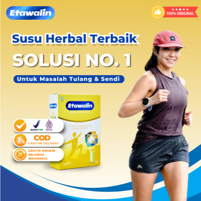 

TERBAIK !!! Etawalin Susu Etawa Herbal Atasi Nyeri Sendi dan Asam Urat Official 1 Box
