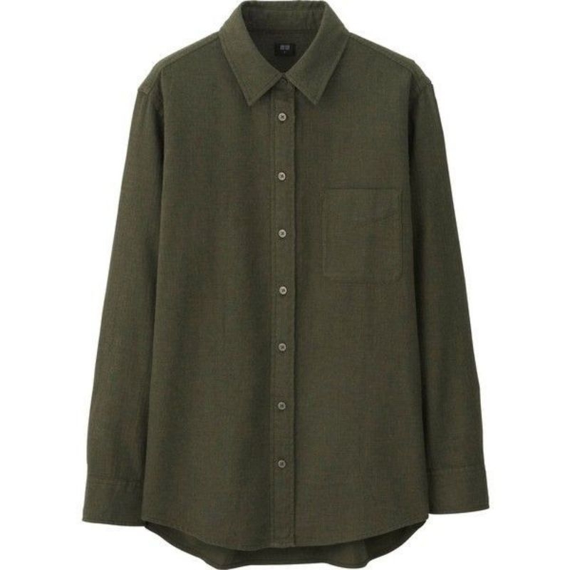 Kemeja Hijau Army wanita (preloved)