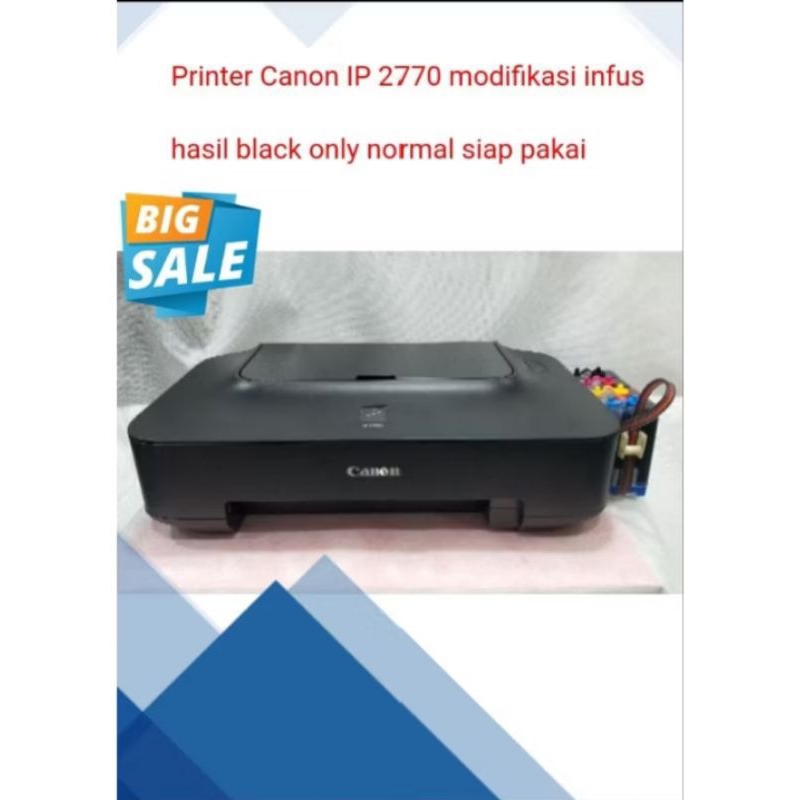 printer Canon IP 2770 paket cartridge black only normal