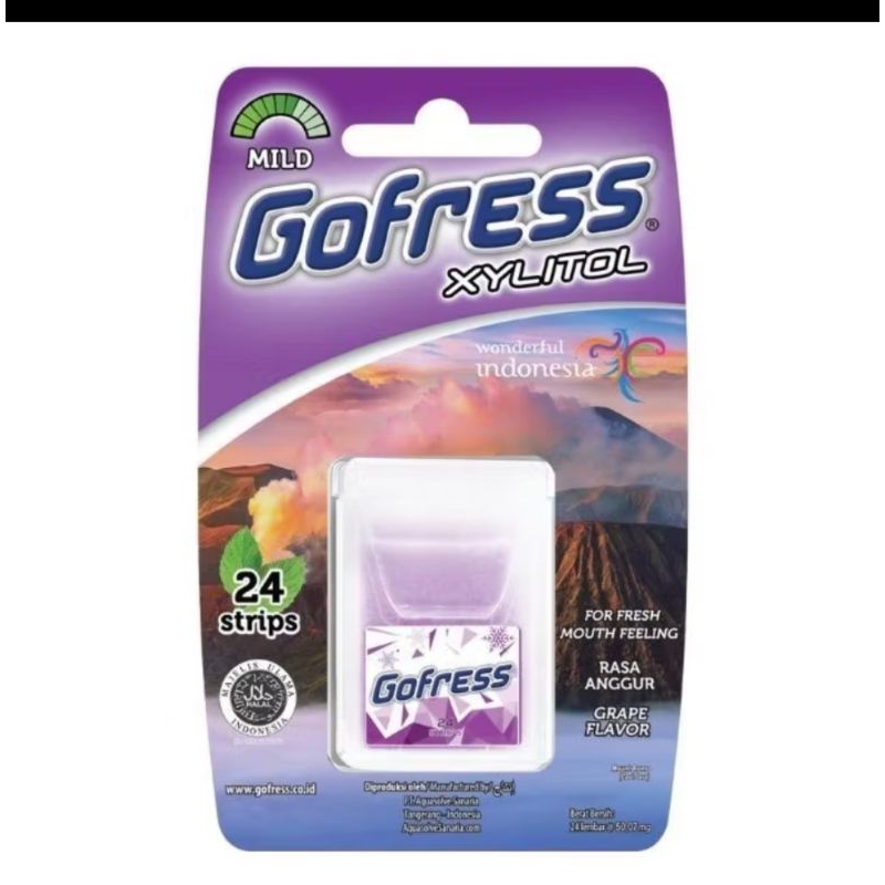 

Gofress Xylitol Rasa Anggur Grape Flavor