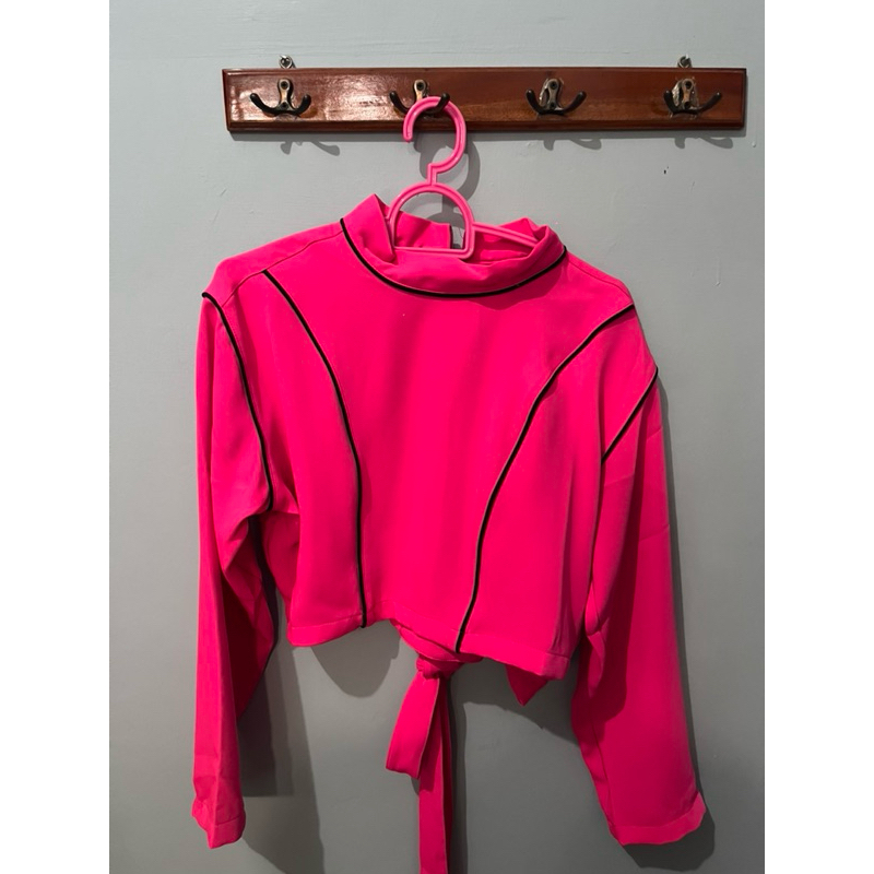 Blouse Panjang Fushia Erigo
