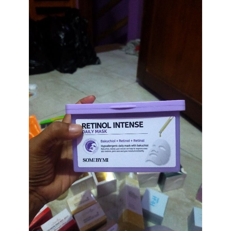 SOME BY MI retinol mask dan trial kit snail truecica