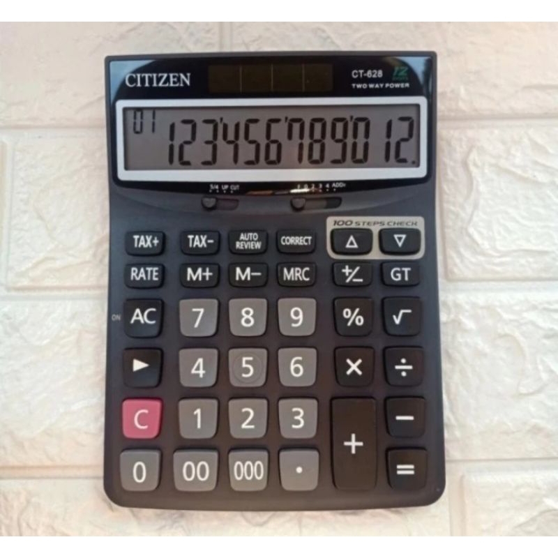 

CITIZEN CT-628 Calculator / Kalkulator Check & Correct 12Digit