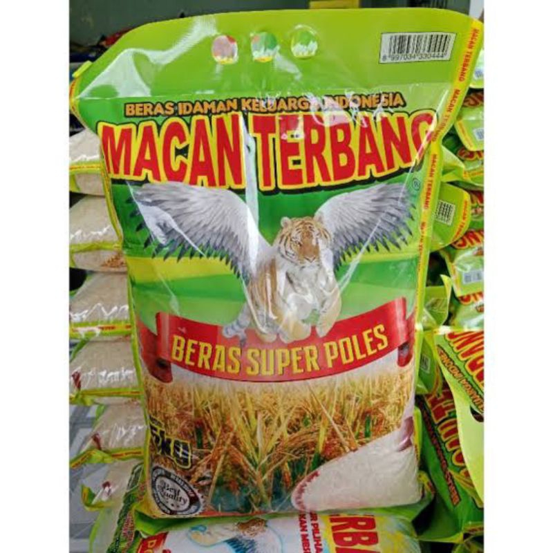 

beras MACAN TERBANG HIJAU 10KG (2x5kg)