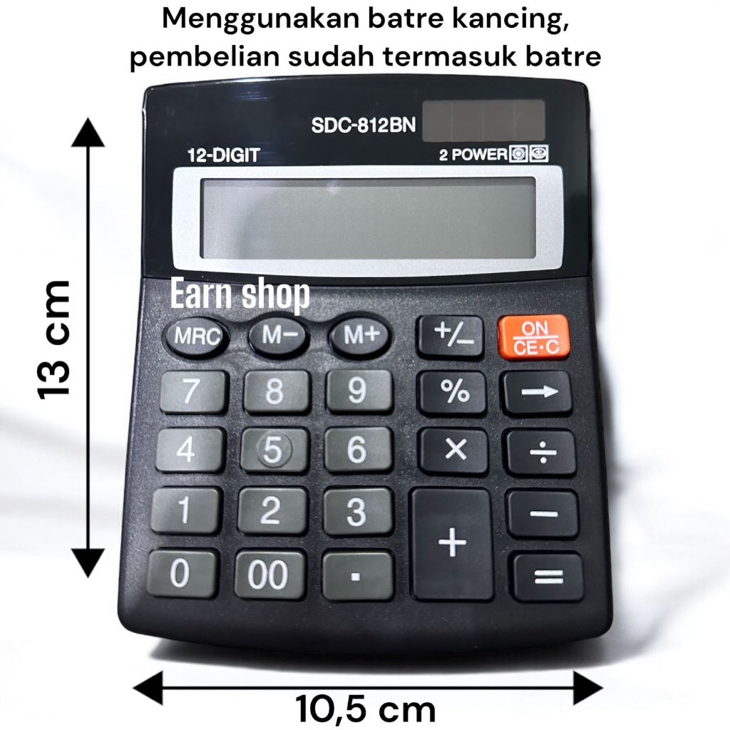 

Ag KALKULATOR 12 DIGIT SDC-812BN / KALKULATOR DAGANG SDC-812