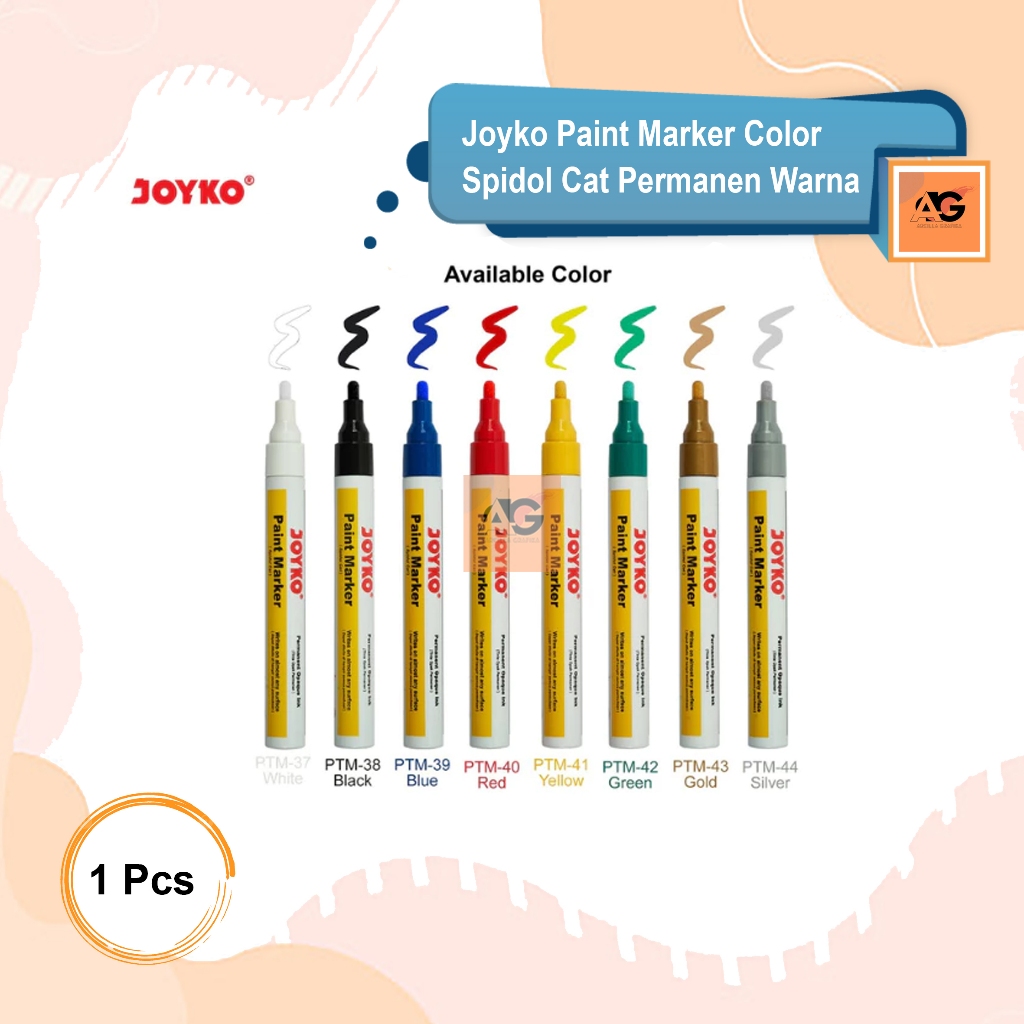 

SPIDOL WARNA JOYKO | JOYKO PAINT MARKER COLOUR PERMANENT