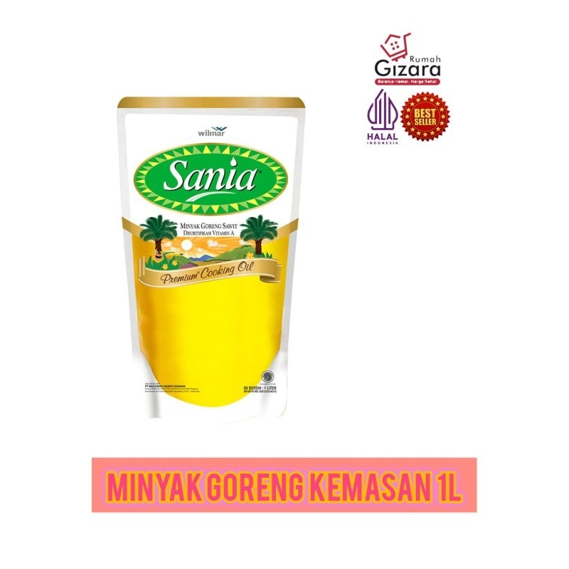 

Sania Minyak Goreng Kemasan 1L