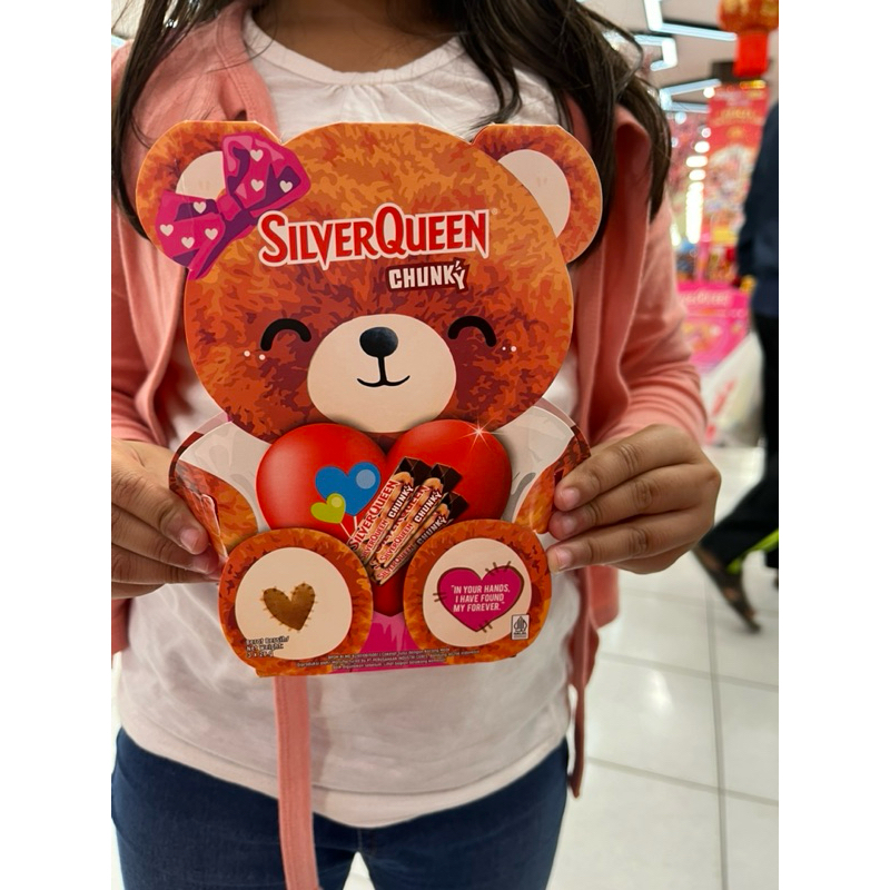 

Silverqueen chunky bear isi 3 cokelat isi 3
