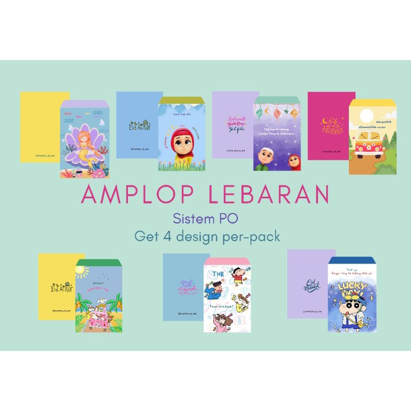 

Amplop Lebaran Idul Fitri Medium karakter isi 10 pcs