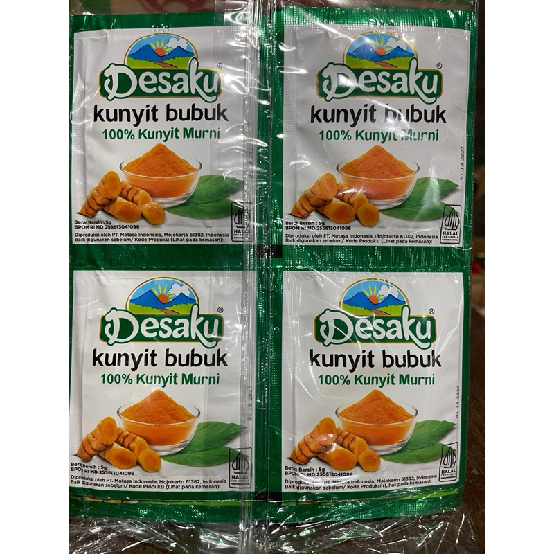 

Desaku Kunyit bubuk 1 renteng isi 12 pcs