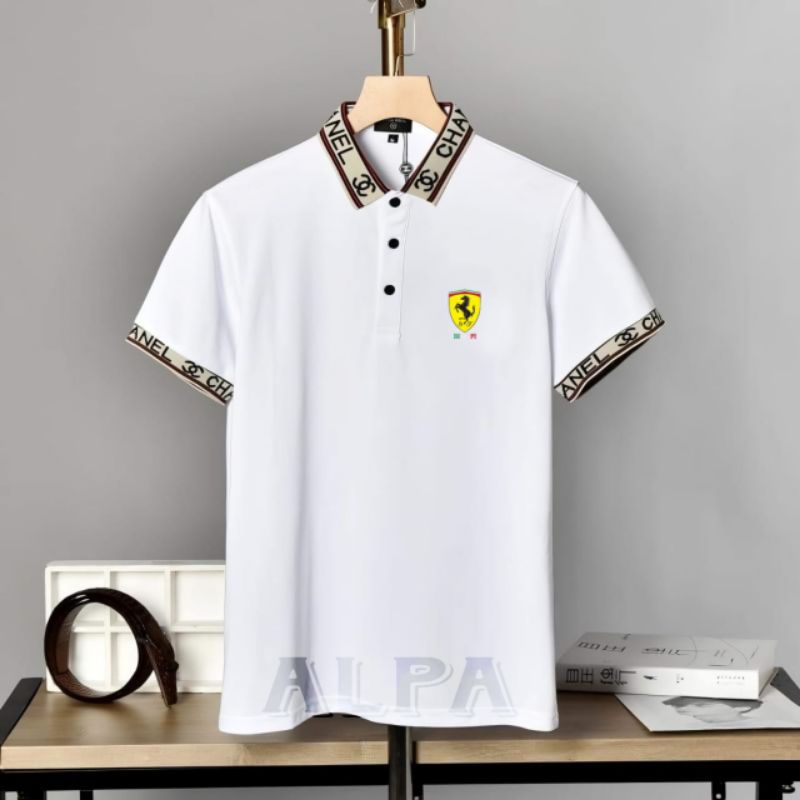 Kaos kerah polo shirt pria / Kaos kerah motif pria terbaru / Kaos kerah polo import