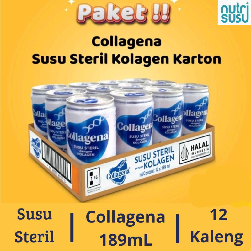 

Collagena Susu Steril Kolagen 1000mg - 1 Karton Isi 12 [Free BubbleWrap]